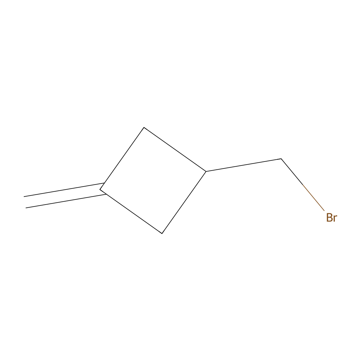 1-(Bromomethyl)-3-methylenecyclobutane molecular structure, CAS 10555-46-1