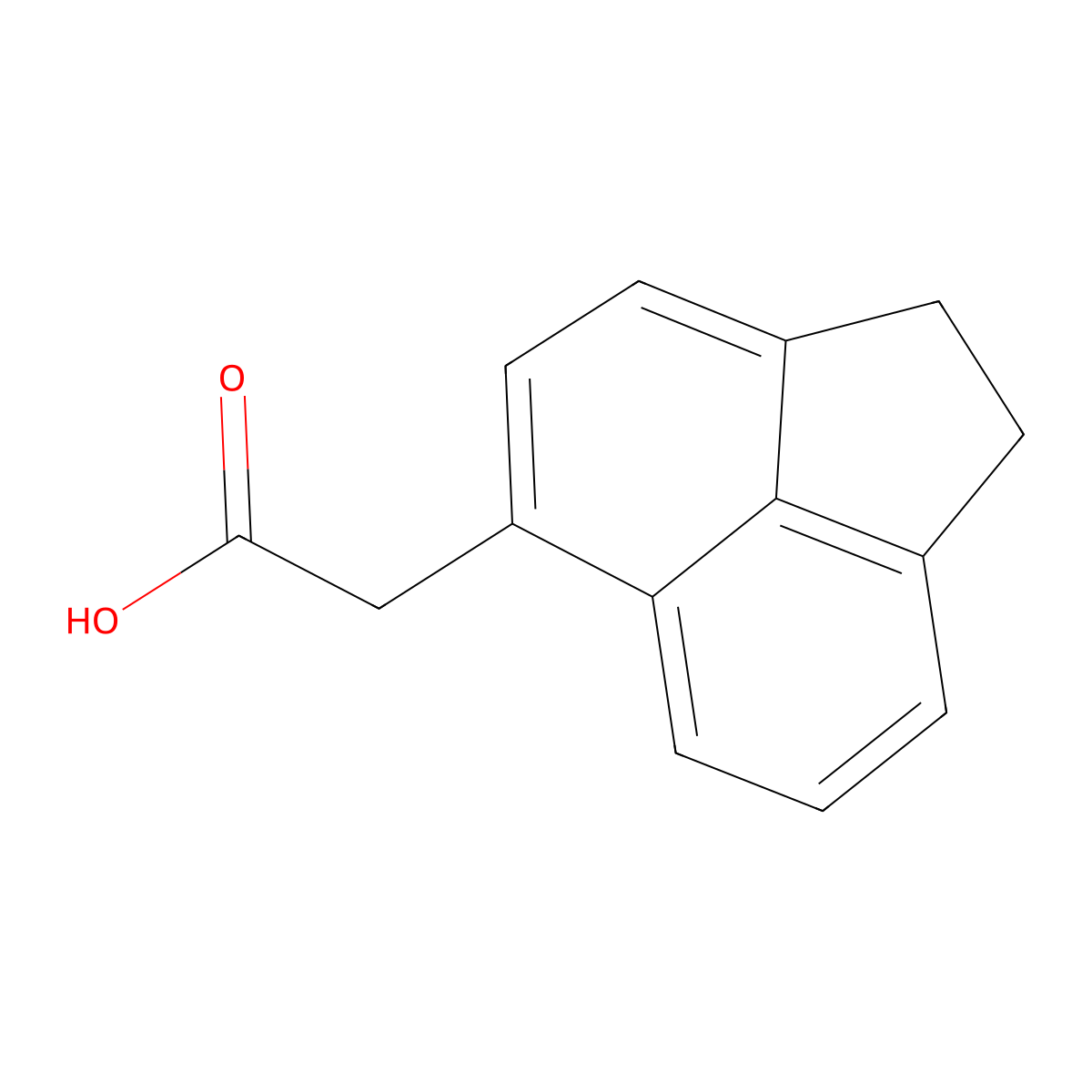 5-Acenaphtheneacetic acid molecular structure, CAS 10556-23-7