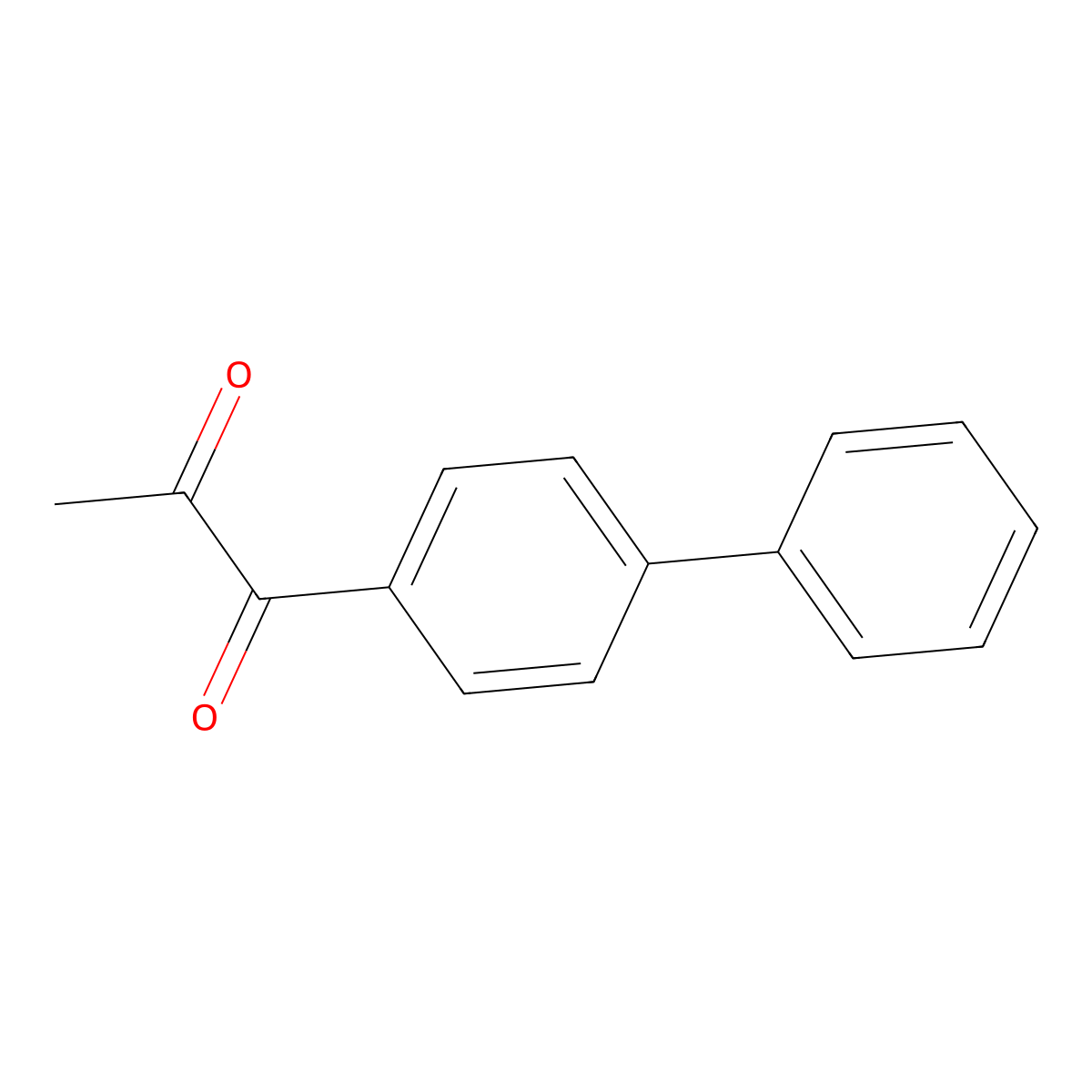 1-[1,1'-Biphenyl]-4-yl-1,2-propanedione molecular structure, CAS 10557-19-4