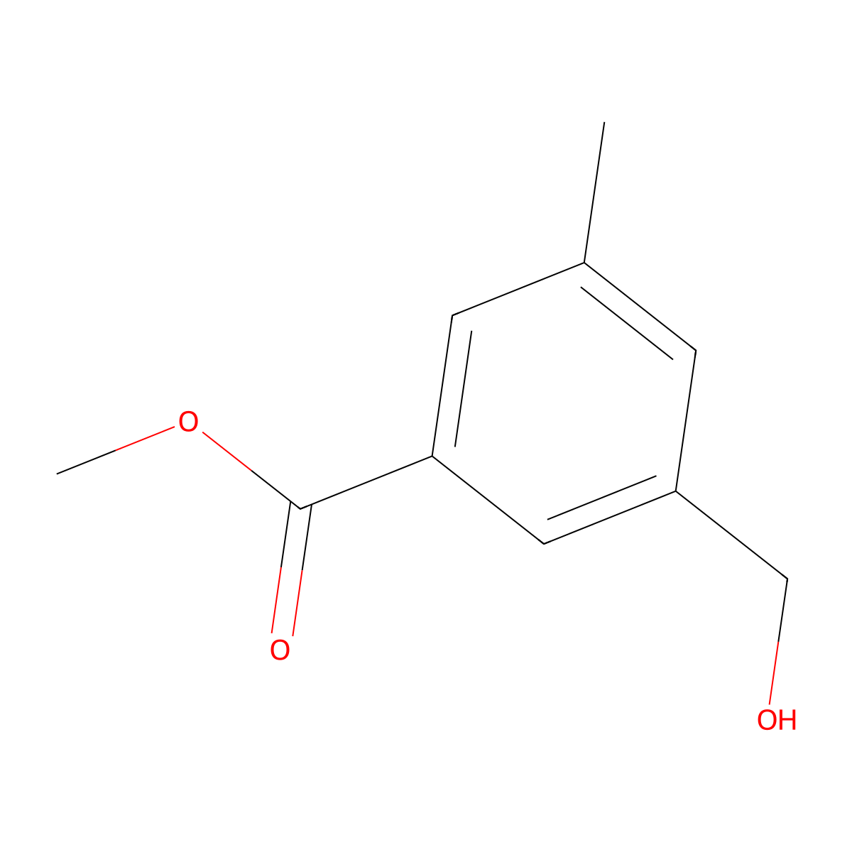Methyl 3-(hydroxymethyl)-5-methylbenzoate molecular structure, CAS 105578-30-1