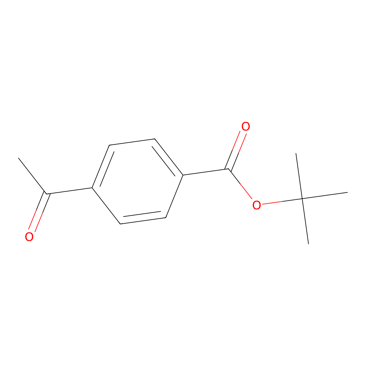 tert-Butyl 4-acetylbenzoate molecular structure, CAS 105580-41-4