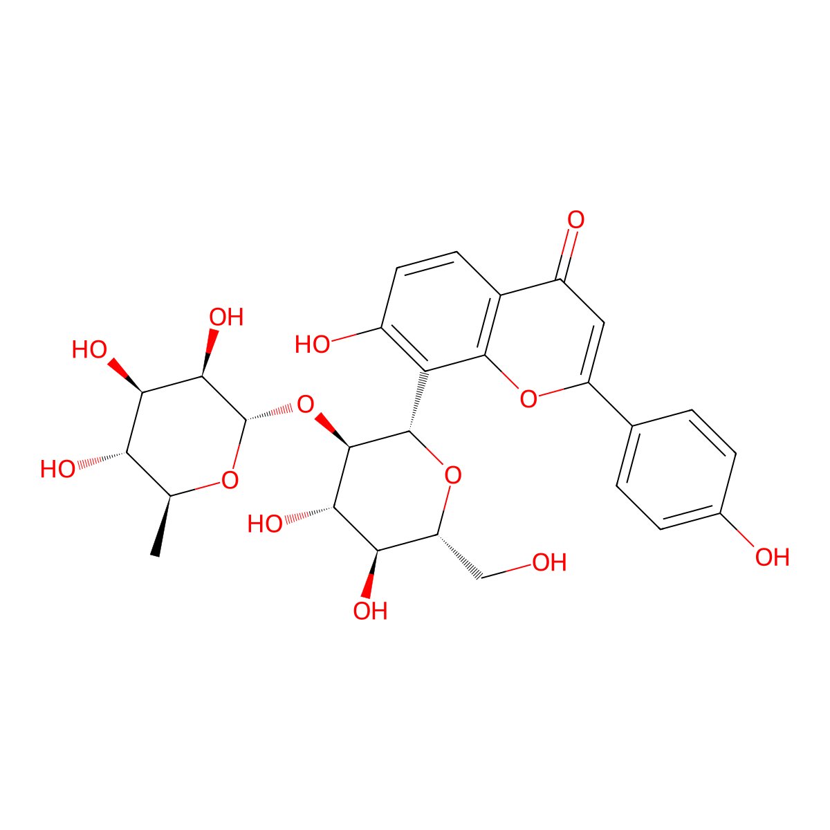 Sophoraflavone A molecular structure, CAS 105594-08-9