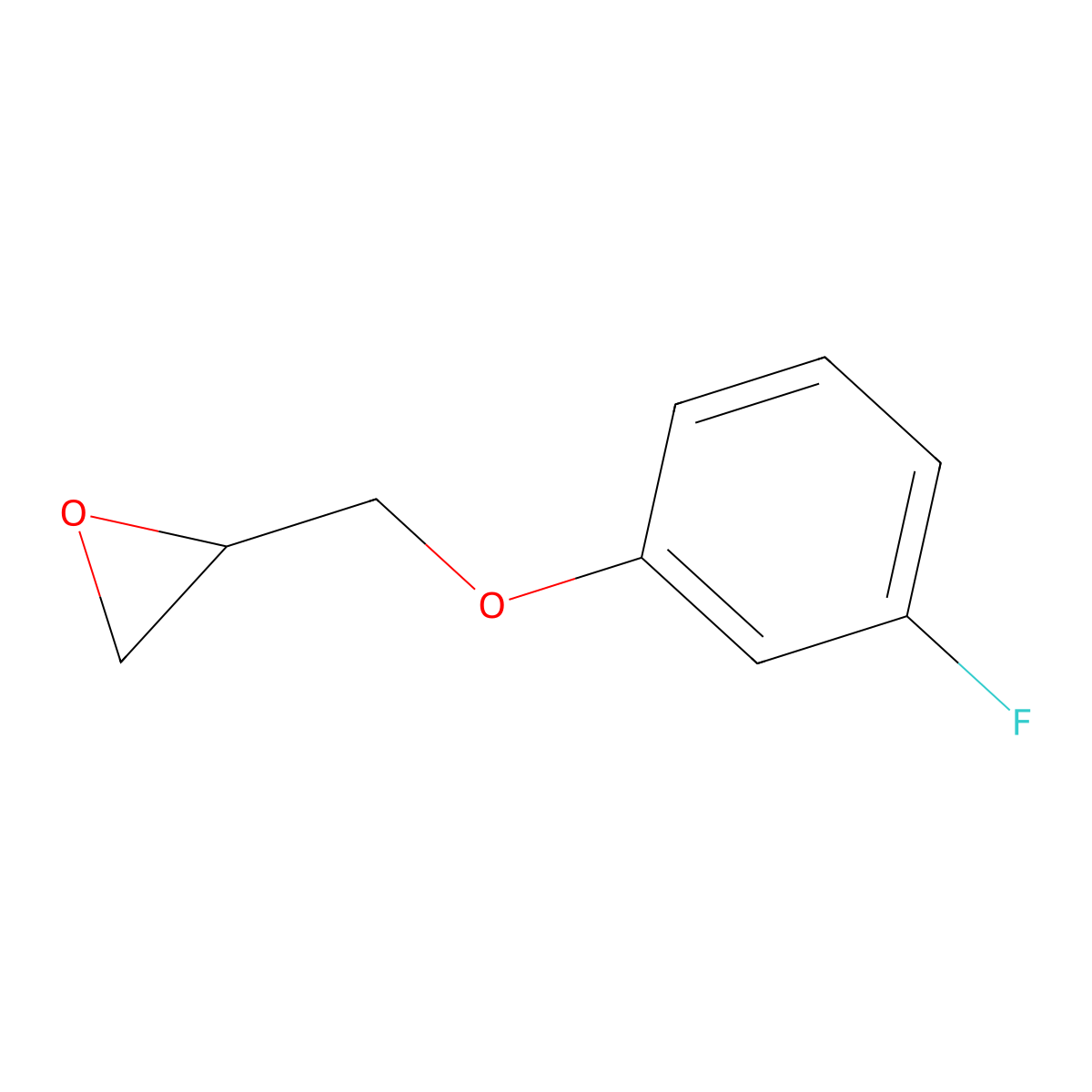 2-[(3-Fluorophenoxy)methyl]oxirane molecular structure, CAS 1055967-13-9