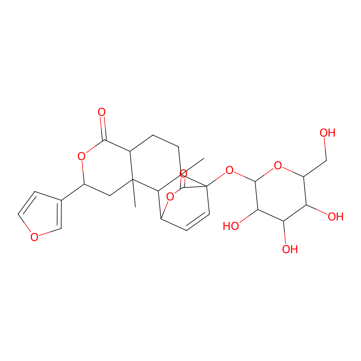 Palmatoside C molecular structure, CAS 105597-94-2