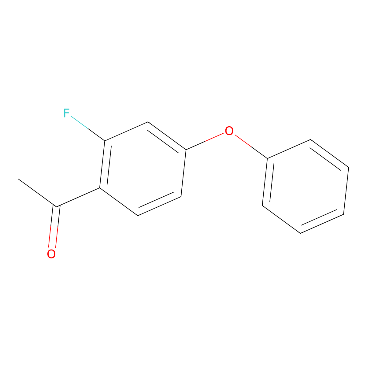 1-(2-Fluoro-4-phenoxyphenyl)-ethanone molecular structure, CAS 1055973-99-3