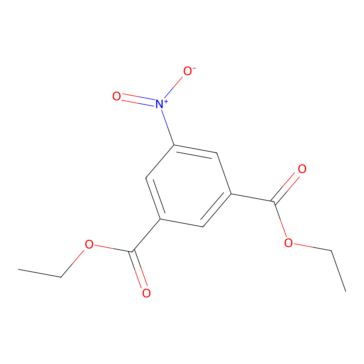 Diethyl 5-nitroisophthalate molecular structure, CAS 10560-13-1