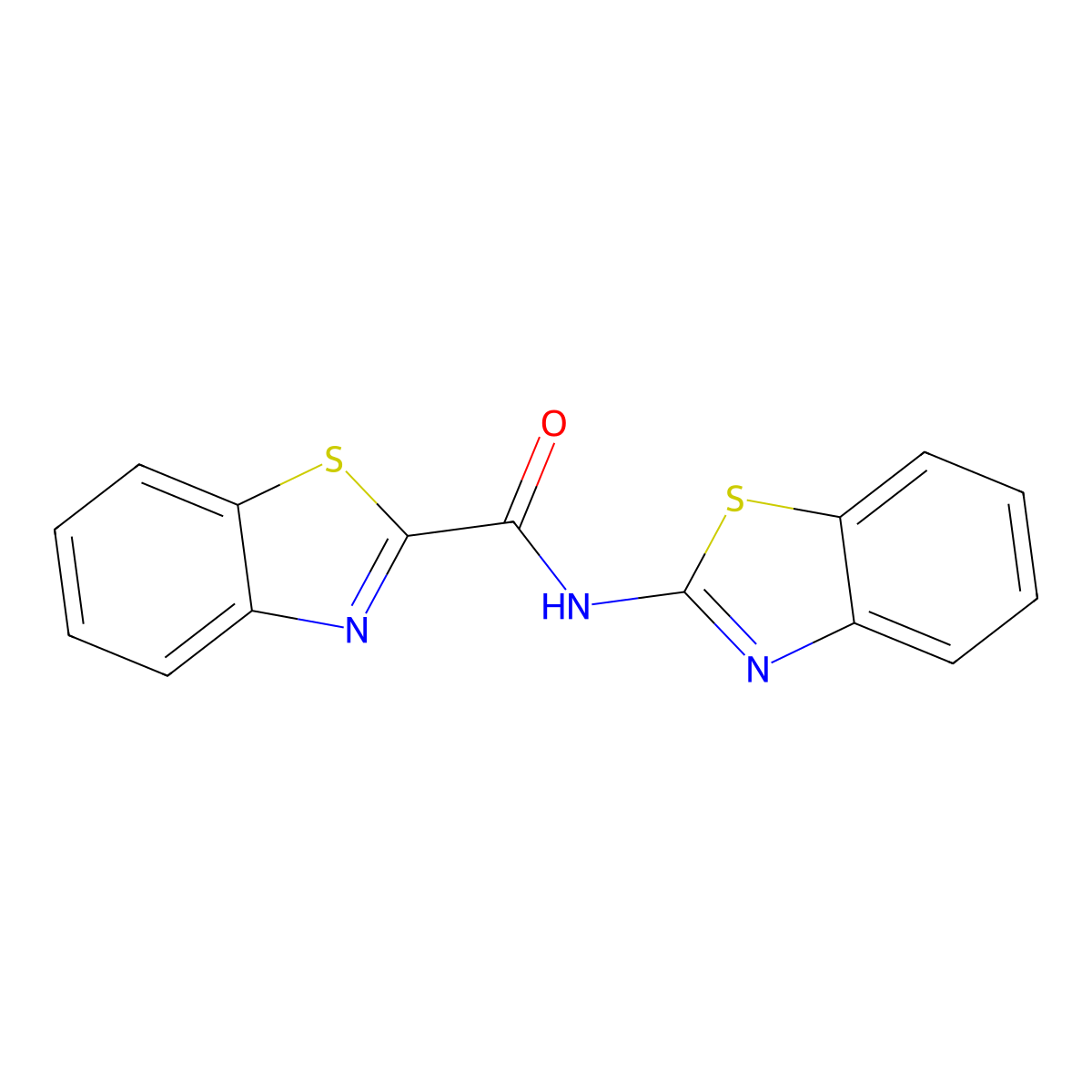 N-(benzo[d]thiazol-2-yl)benzo[d]thiazole-2-carboxamide molecular structure, CAS 1056008-95-7