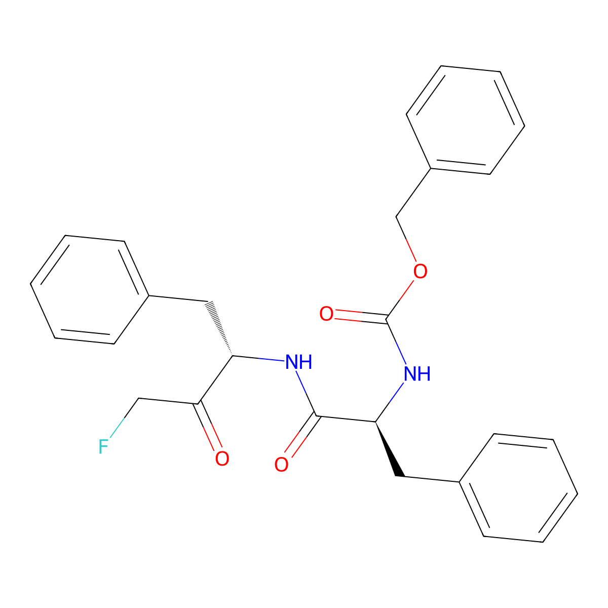 Z-FF-Fmk molecular structure, CAS 105608-85-3