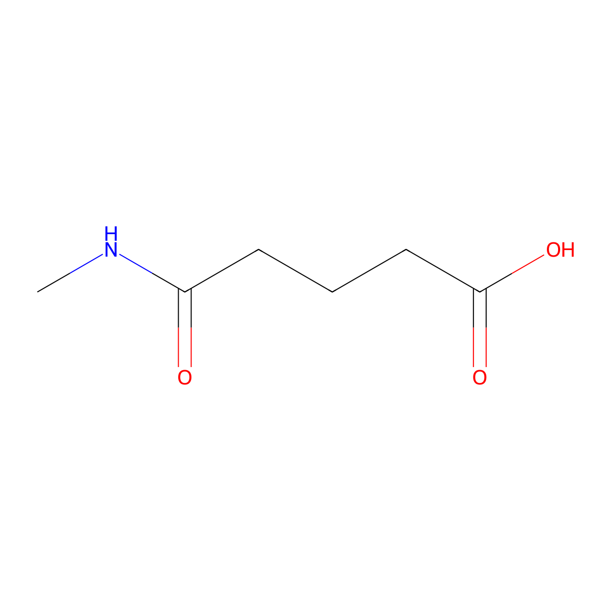 5-(methylamino)-5-oxoPentanoic acid molecular structure, CAS 105611-99-2