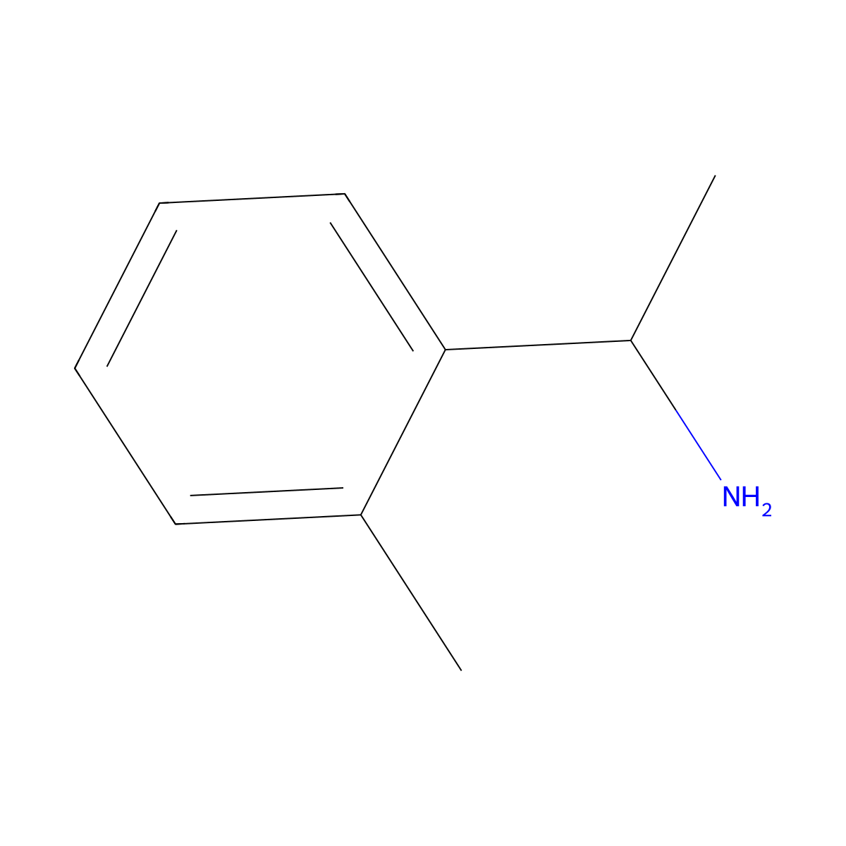 (R)-1-(o-tolyl)ethanamine molecular structure, CAS 105615-45-0