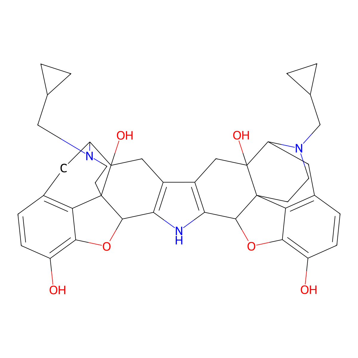 Norbinaltorphimine molecular structure, CAS 105618-26-6