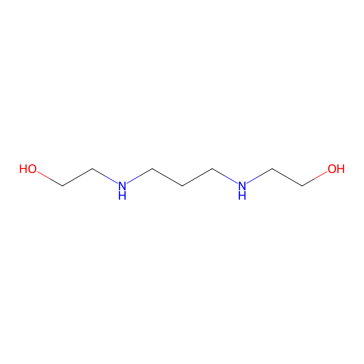2-({3-[(2-Hydroxyethyl)amino]propyl}amino)ethan-1-ol molecular structure, CAS 10563-27-6
