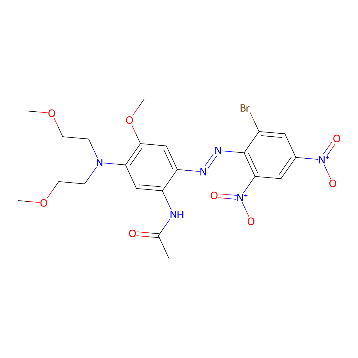 C.I. Disperse Blue 301 molecular structure, CAS 105635-65-2