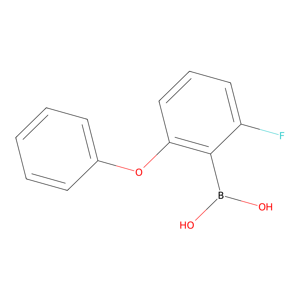 2-Fluoro-6-phenoxyphenylboronic acid molecular structure, CAS 1056372-58-7