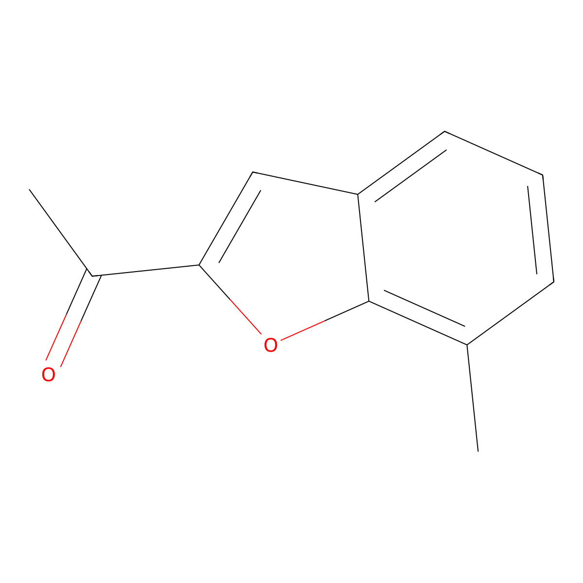 1-(7-Methylbenzofuran-2-yl)-ethanone molecular structure, CAS 105642-17-9
