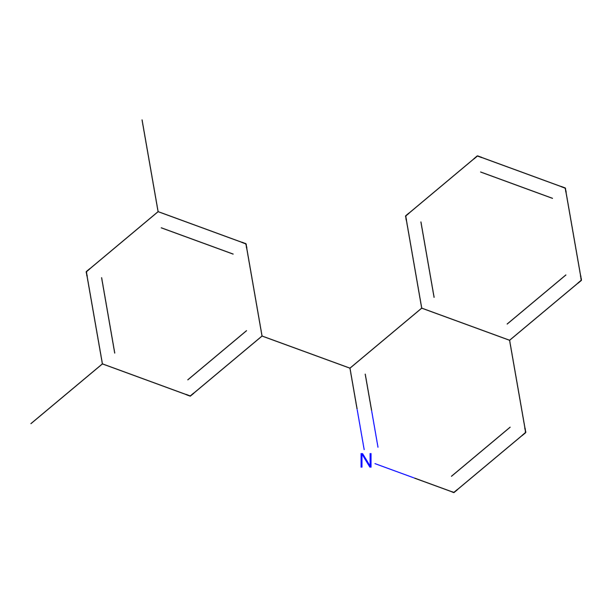 1-(3,5-Dimethylphenyl)isoquinoline molecular structure, CAS 1056451-68-3