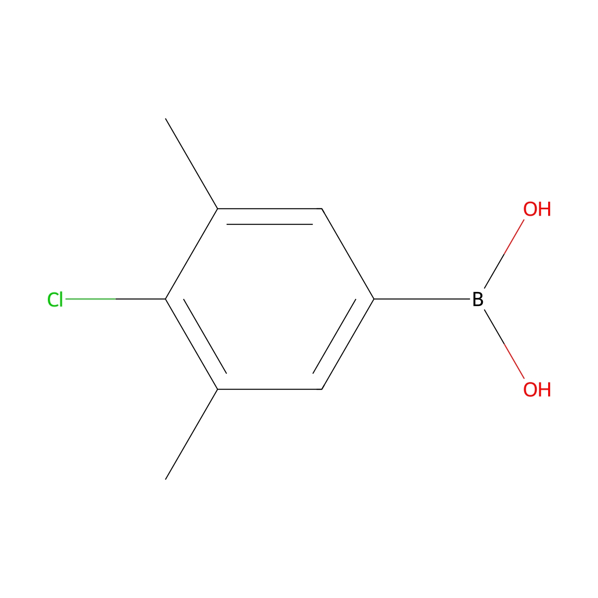 (4-Chloro-3,5-dimethylphenyl)boronic acid molecular structure, CAS 1056475-86-5