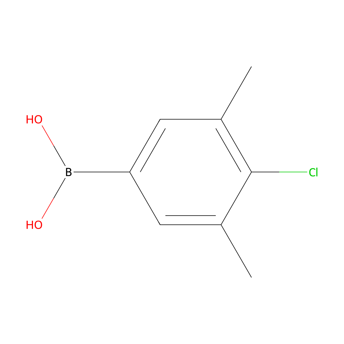 (4-Chloro-3,5-dimethylphenyl)boronic acid molecular structure, CAS 1056475-86-5