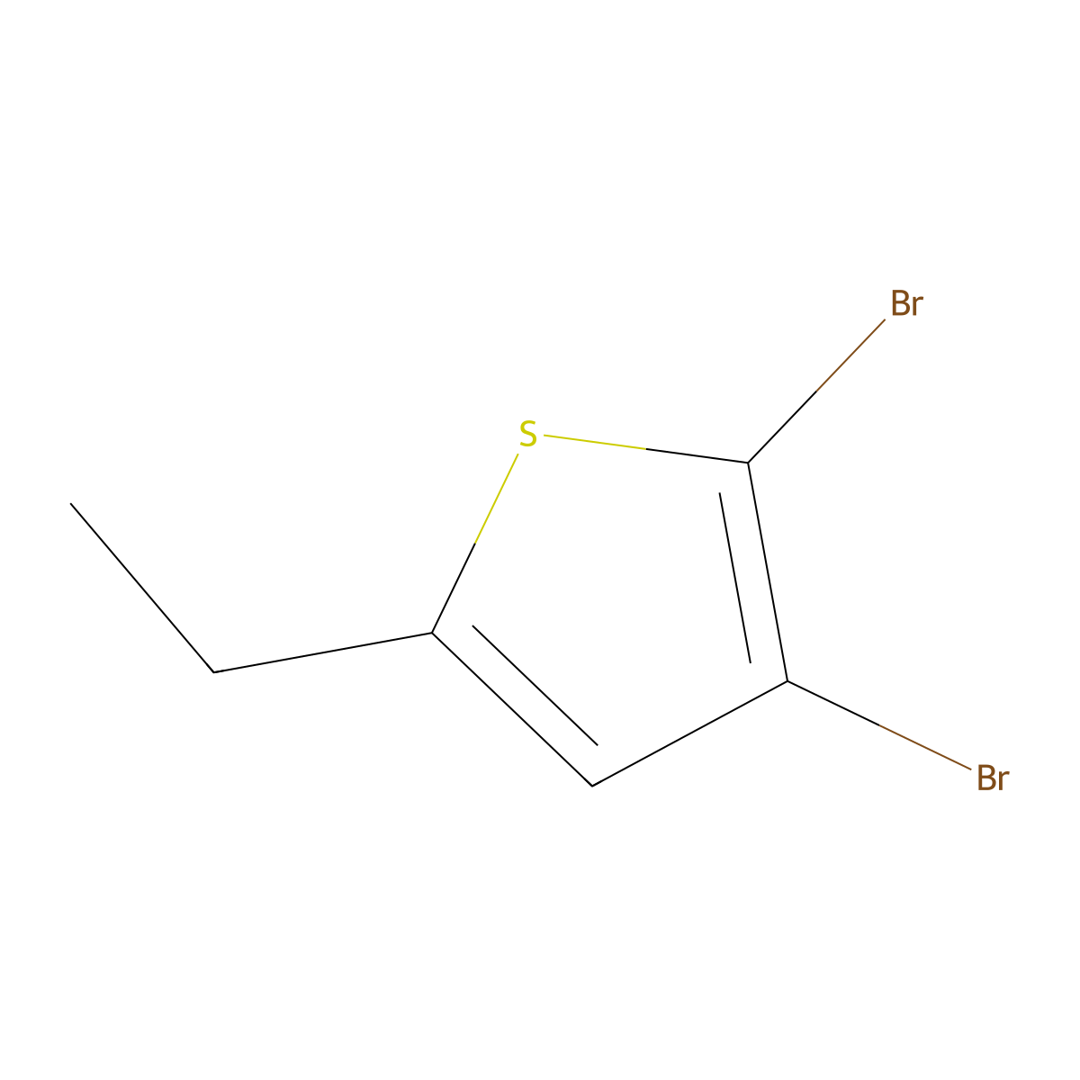 2,3-Dibromo-5-ethylthiophene molecular structure, CAS 1056479-21-0