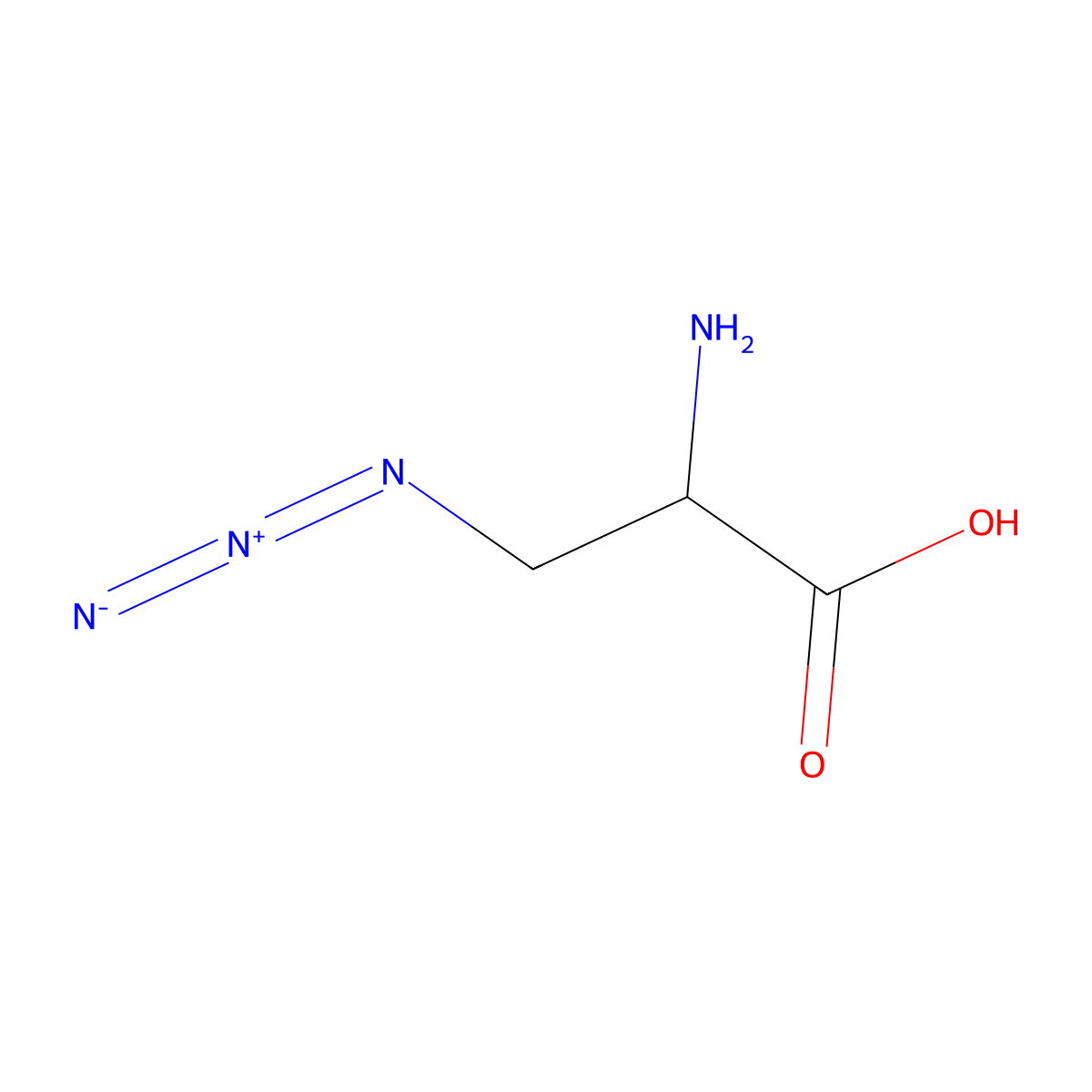 3-Azido-L-alanine molecular structure, CAS 105661-40-3