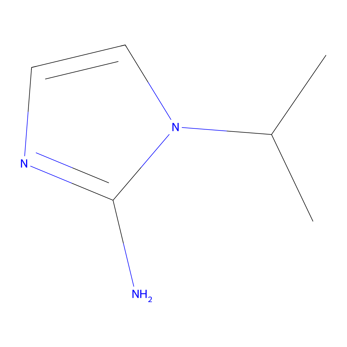 1-Isopropyl-1H-imidazol-2-amine molecular structure, CAS 1056619-71-6