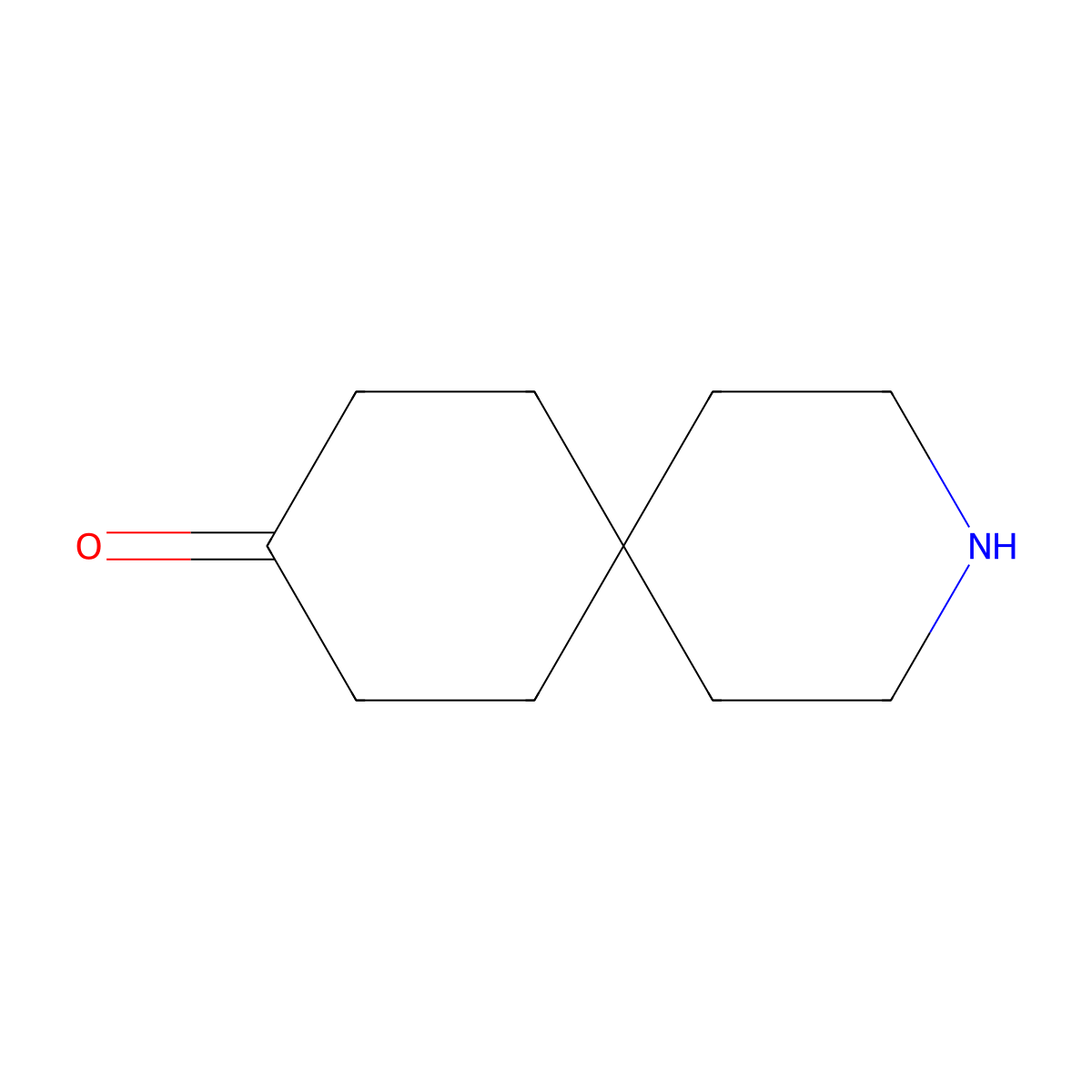 3-Azaspiro[5.5]undecan-9-one molecular structure, CAS 1056629-32-3