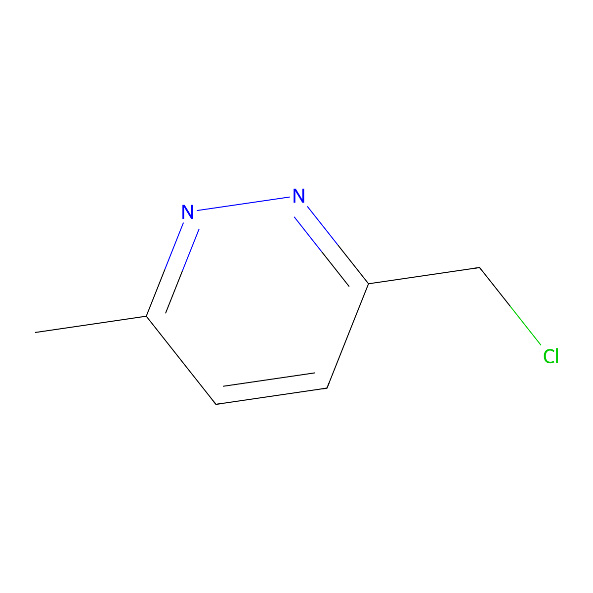 3-(Chloromethyl)-6-methylpyridazine molecular structure, CAS 1056644-40-6