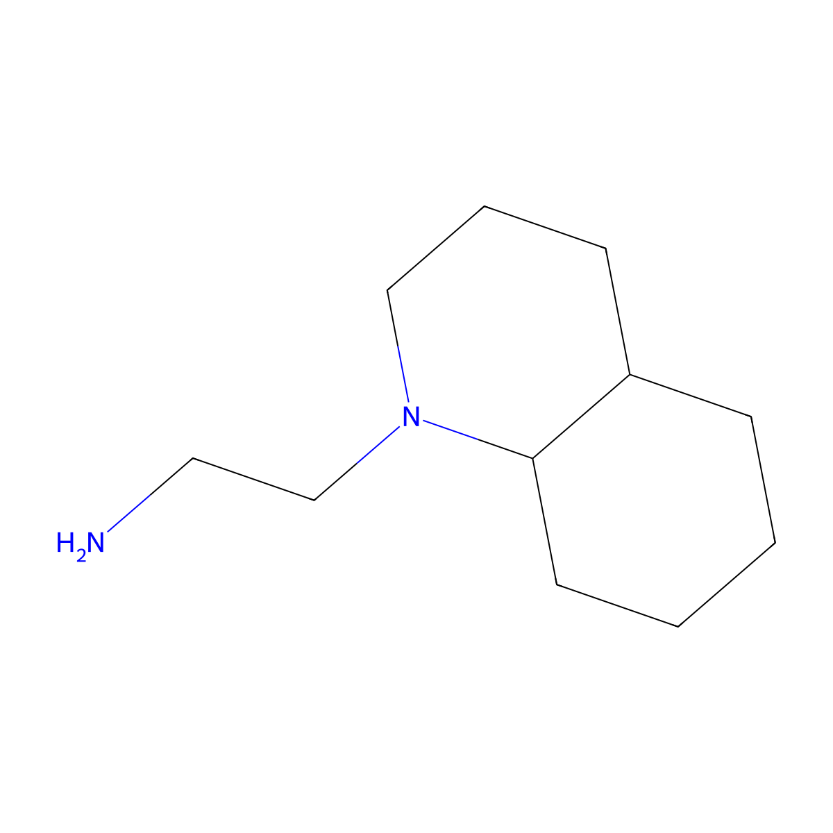 2-(Decahydroquinolin-1-yl)ethan-1-amine molecular structure, CAS 1056646-62-8