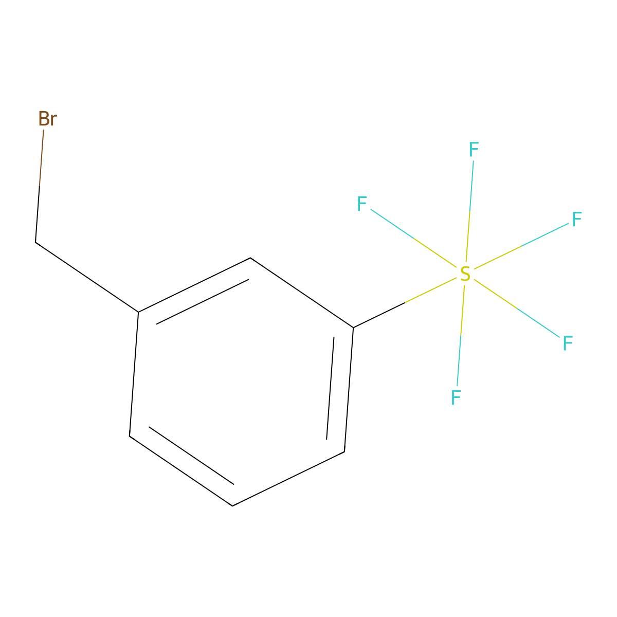 3-(Pentafluorothio)benzyl bromide molecular structure, CAS 1056893-24-3