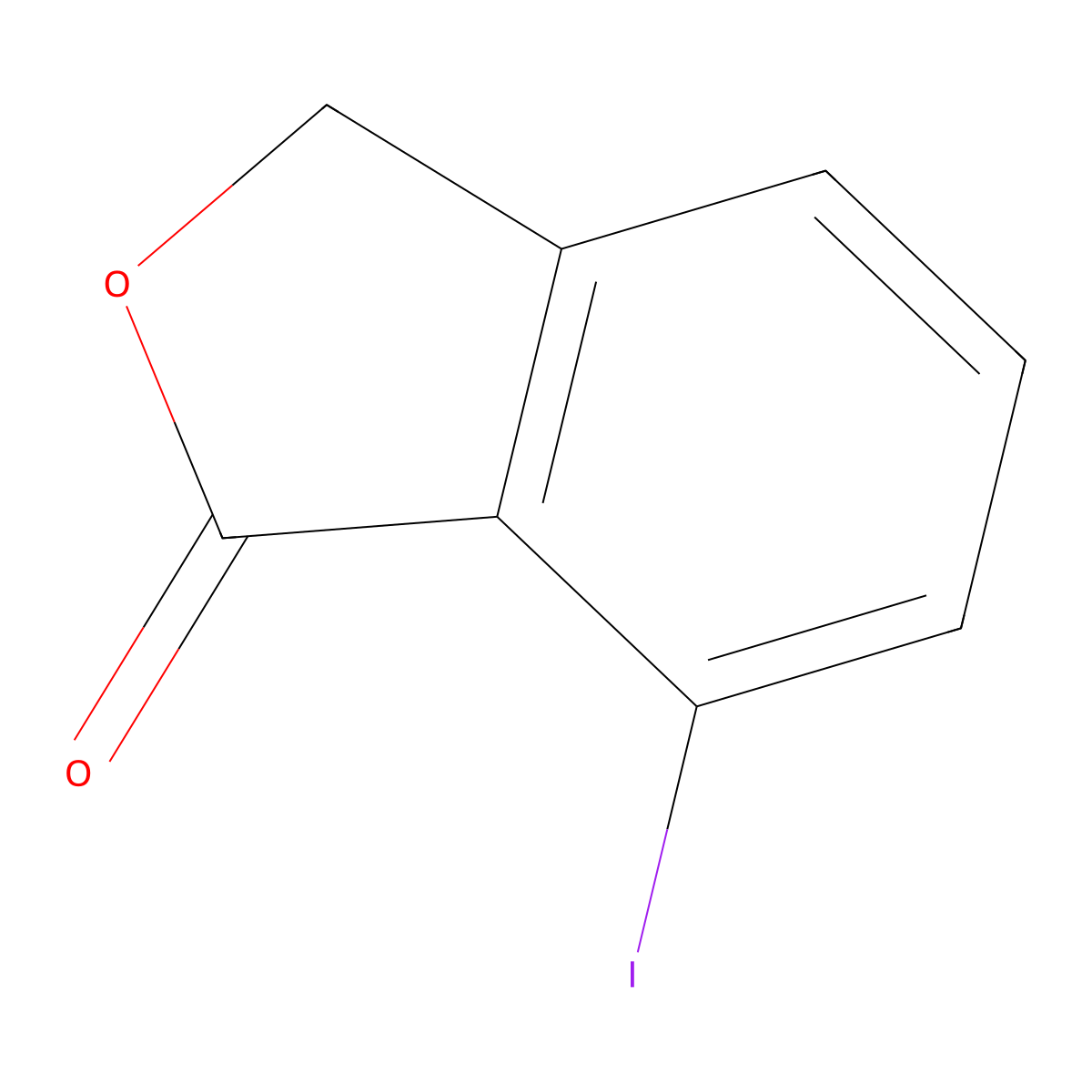 7-Iodo-2-benzofuran-1(3H)-one molecular structure, CAS 105694-46-0
