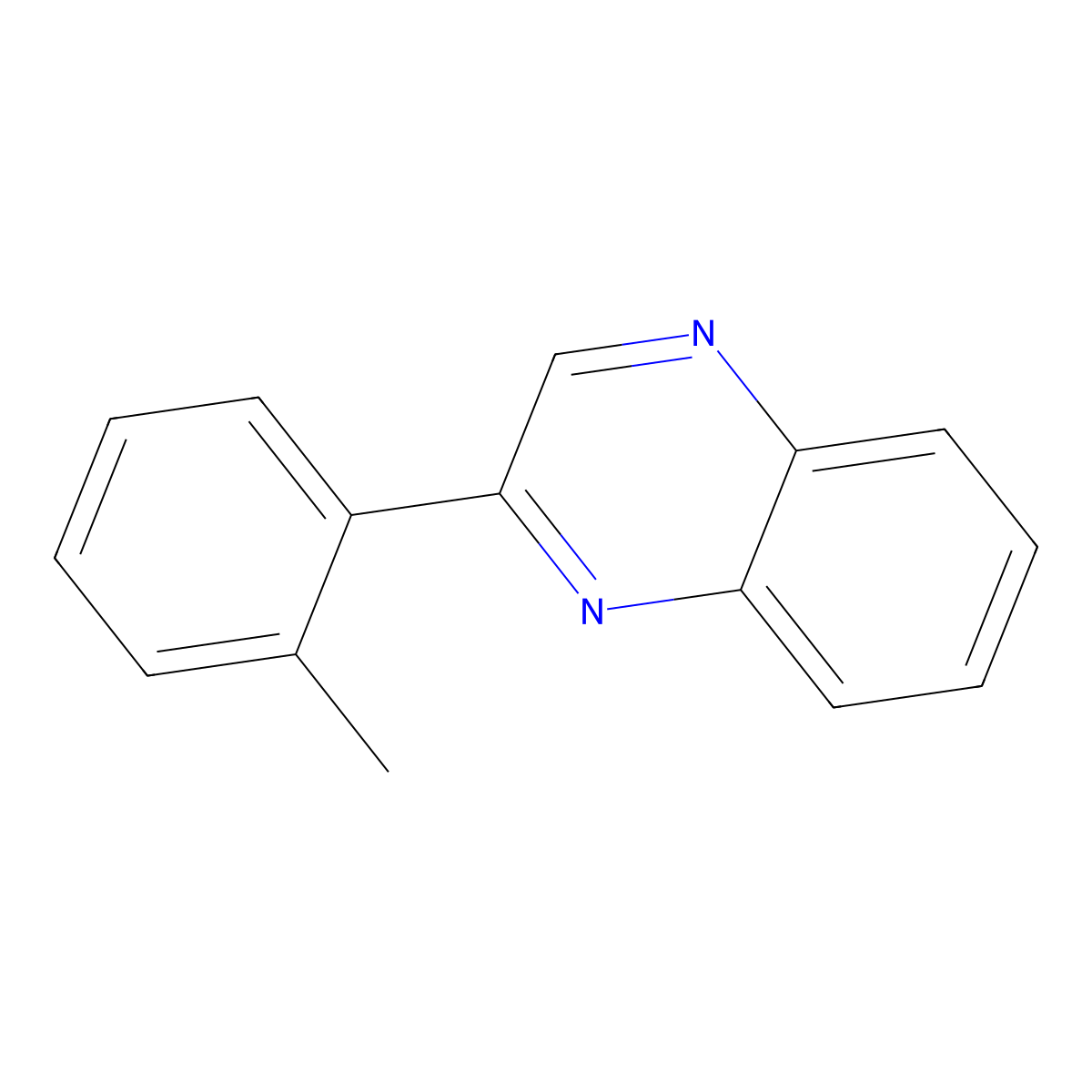 2-(2-Methylphenyl)quinoxaline molecular structure, CAS 105702-07-6