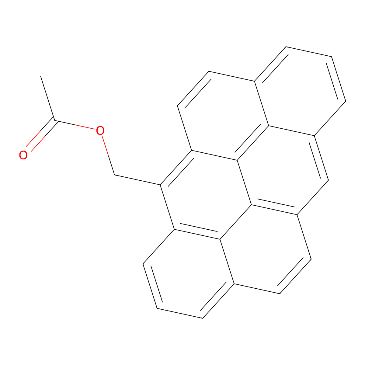 6-Acetoxymethylanthanthrene molecular structure, CAS 105708-73-4