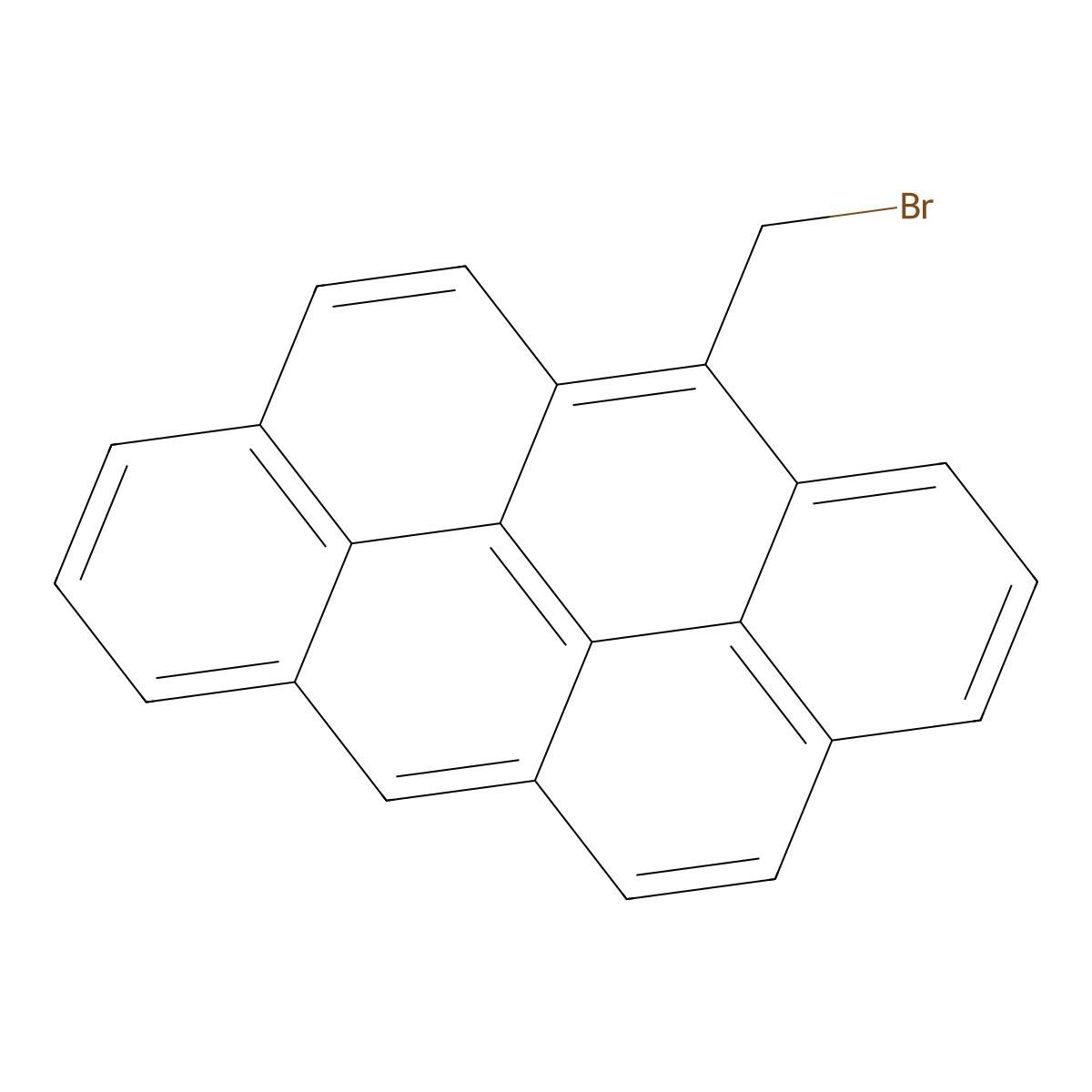 6-Bromomethylanthanthrene molecular structure, CAS 105708-74-5