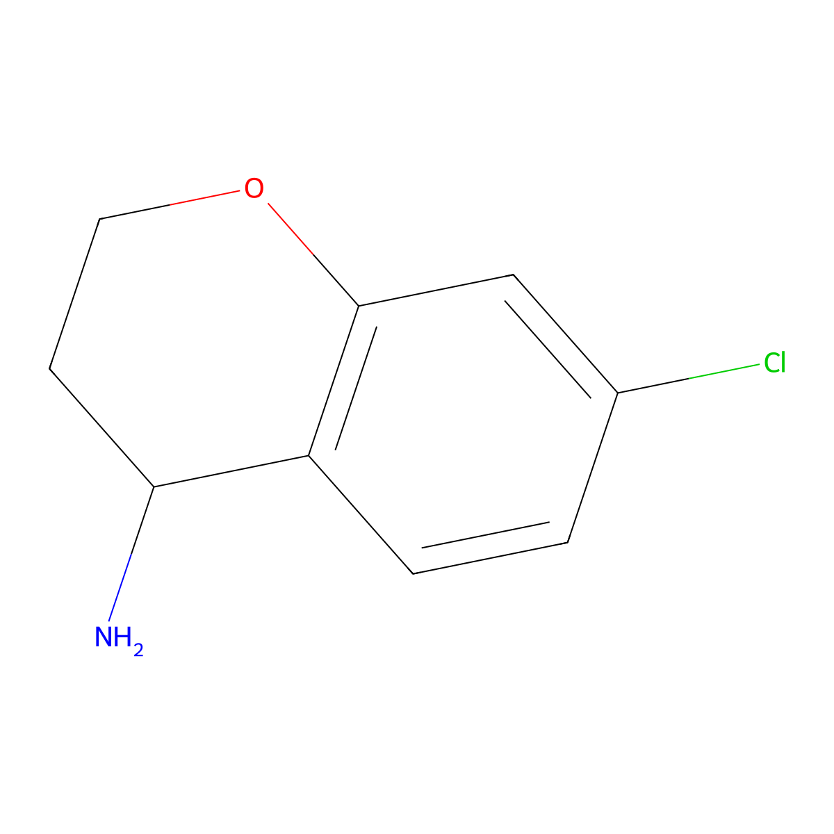 (R)-7-Chlorochroman-4-amine molecular structure, CAS 1057246-81-7