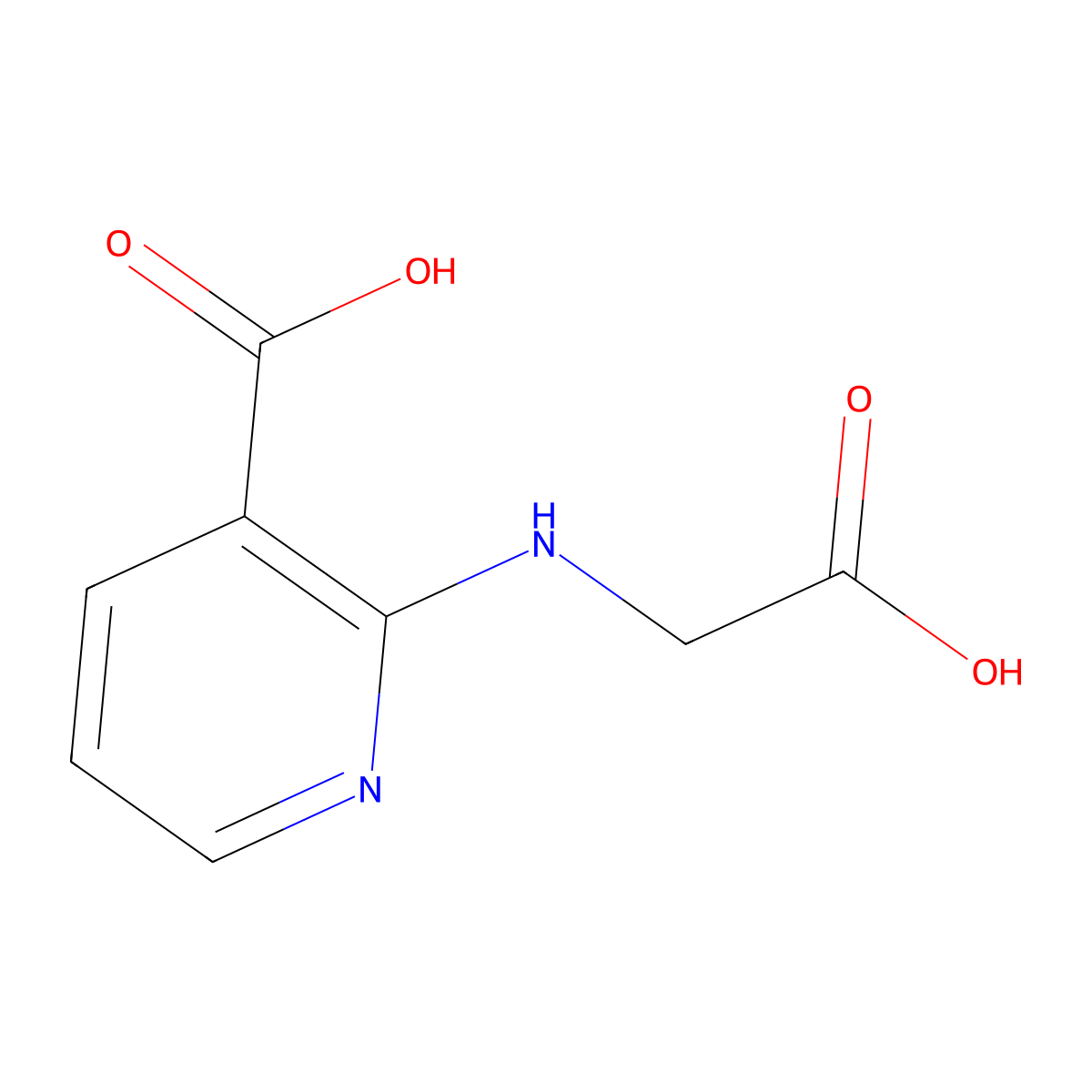 2-(Carboxymethylamino) Nicotinic Acid molecular structure, CAS 1057318-86-1