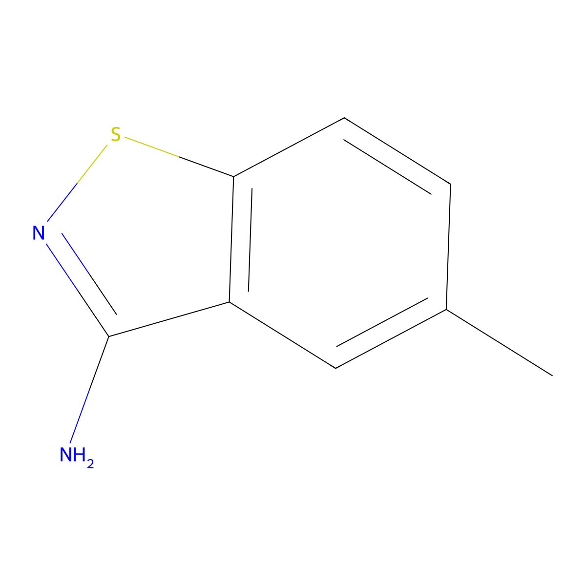 5-Methylbenzo[d]isothiazol-3-amine molecular structure, CAS 105734-78-9
