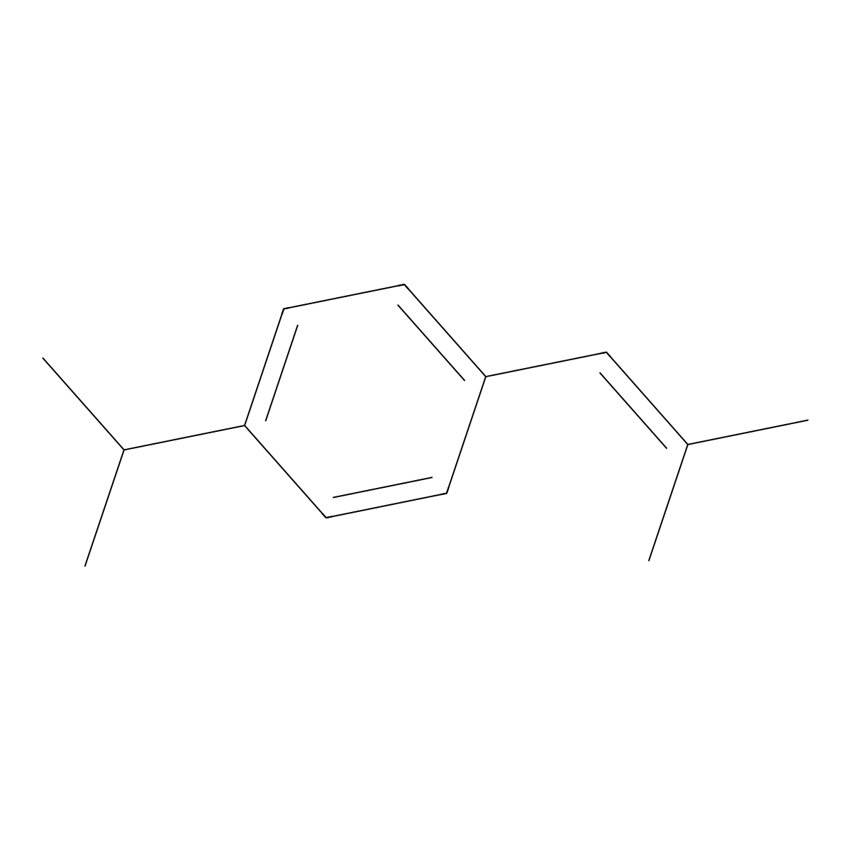 1-(2-Methylprop-1-en-1-yl)-4-(propan-2-yl)benzene molecular structure, CAS 105737-90-4