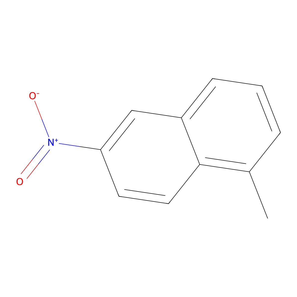1-Methyl-6-nitronaphthalene molecular structure, CAS 105752-67-8