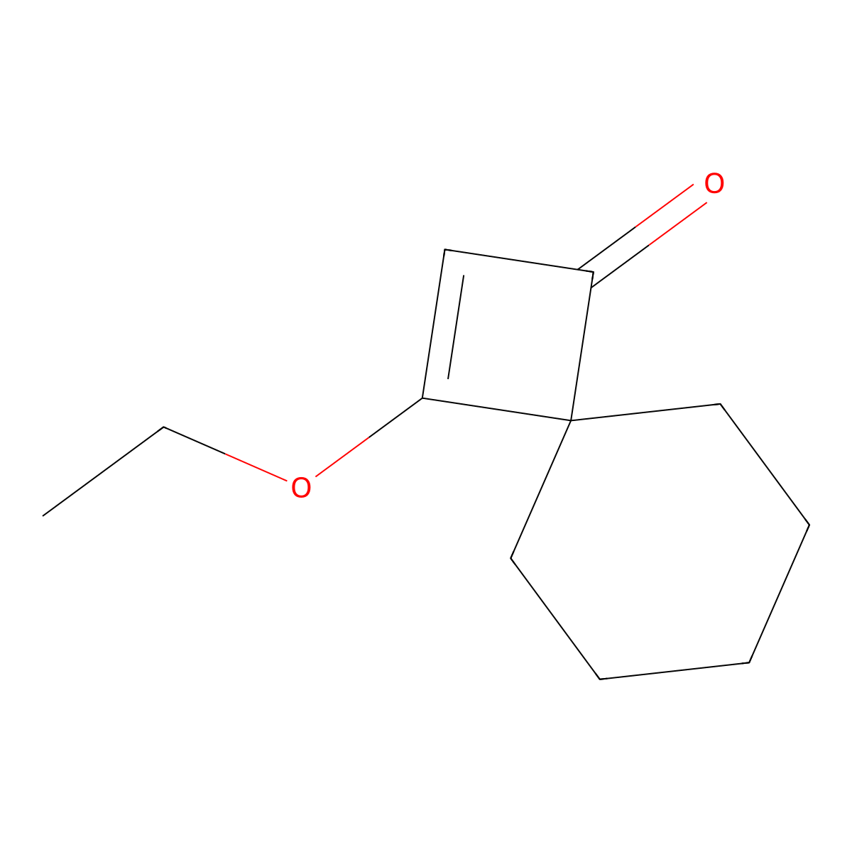 3-Ethoxyspiro[3.5]non-2-en-1-one molecular structure, CAS 10576-21-3