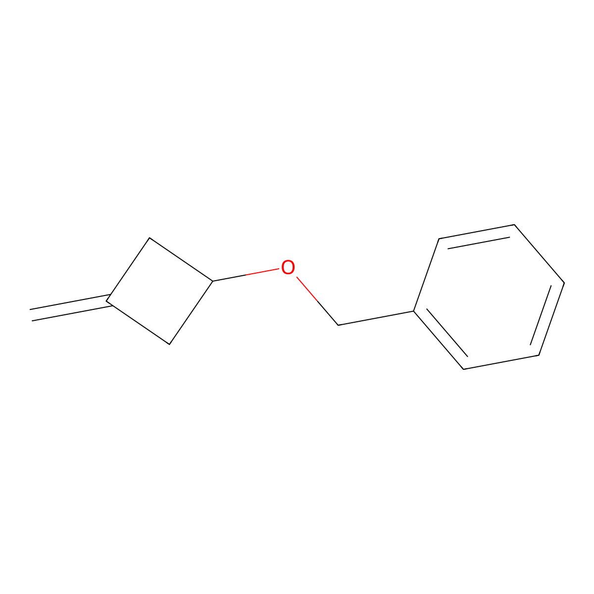 [(3-Methylidenecyclobutoxy)methyl]benzene molecular structure, CAS 1057641-73-2