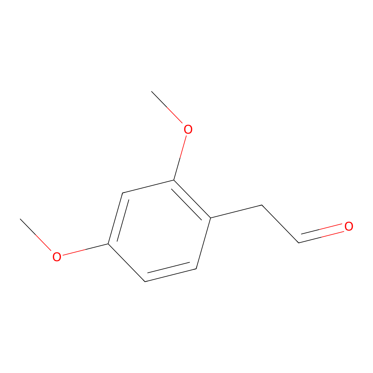 2-(2,4-Dimethoxyphenyl)acetaldehyde molecular structure, CAS 1057663-21-4