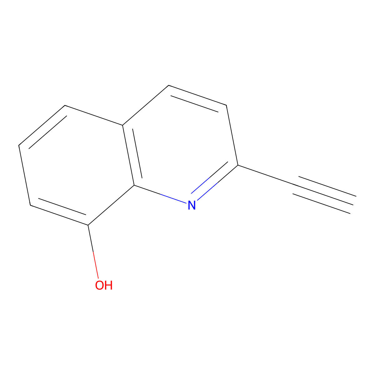 2-Ethynylquinolin-8-OL molecular structure, CAS 1057670-13-9
