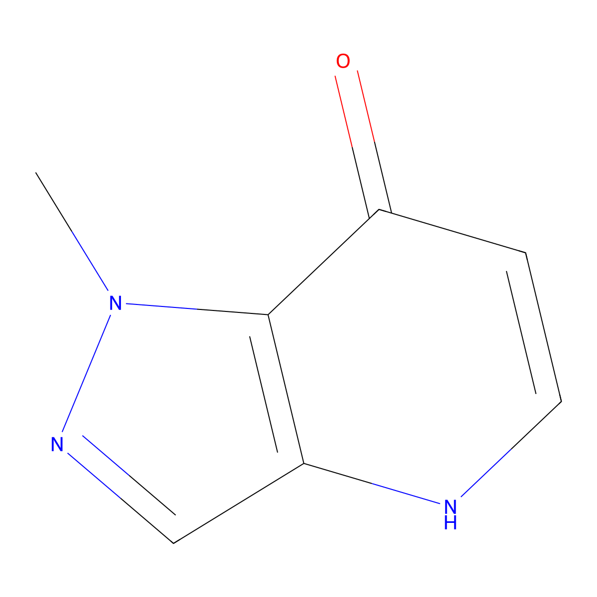 1-Methyl-1H-pyrazolo[4,3-b]pyridin-7-ol molecular structure, CAS 1057670-31-1