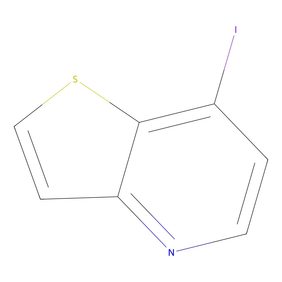 7-Iodothieno[3,2-b]pyridine molecular structure, CAS 1057670-32-2