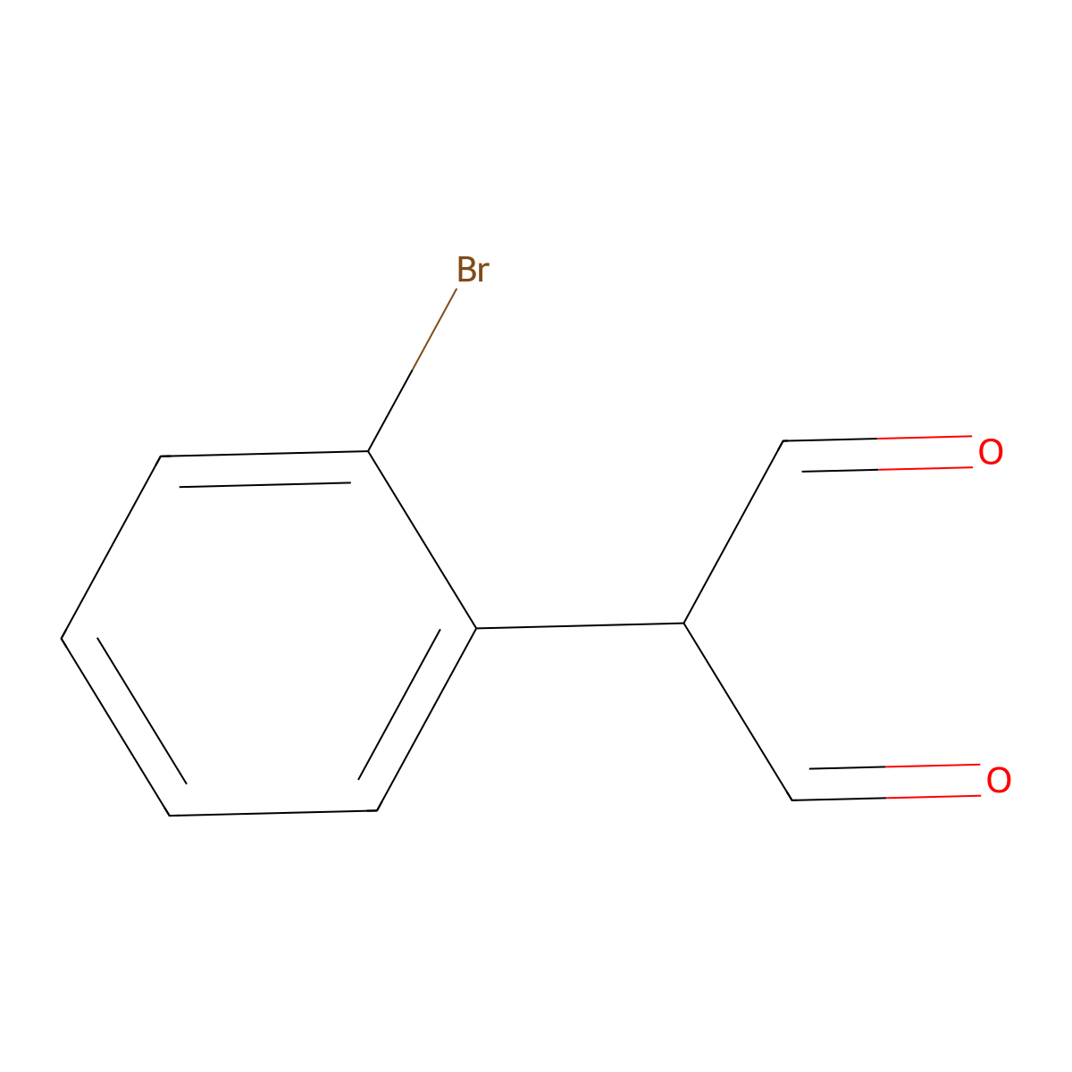 2-(2-Bromophenyl)propanedial molecular structure, CAS 1057670-77-5