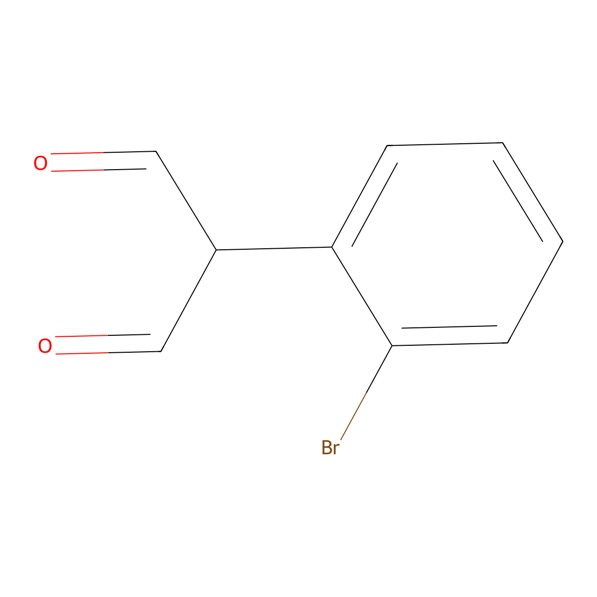2-(2-Bromophenyl)propanedial molecular structure, CAS 1057670-77-5