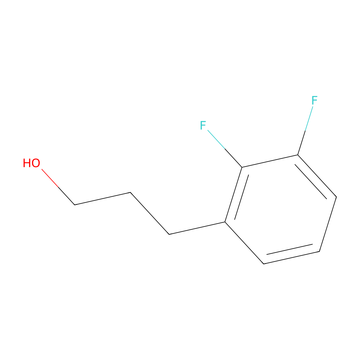 3-(2,3-Difluorophenyl)propan-1-OL molecular structure, CAS 1057671-38-1