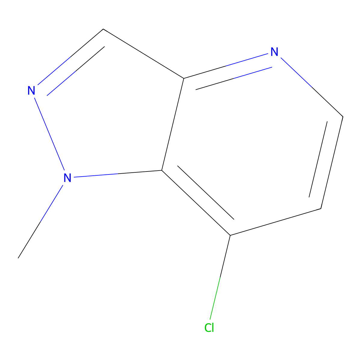 7-Chloro-1-methyl-1H-pyrazolo[4,3-B]pyridine molecular structure, CAS 1057672-72-6
