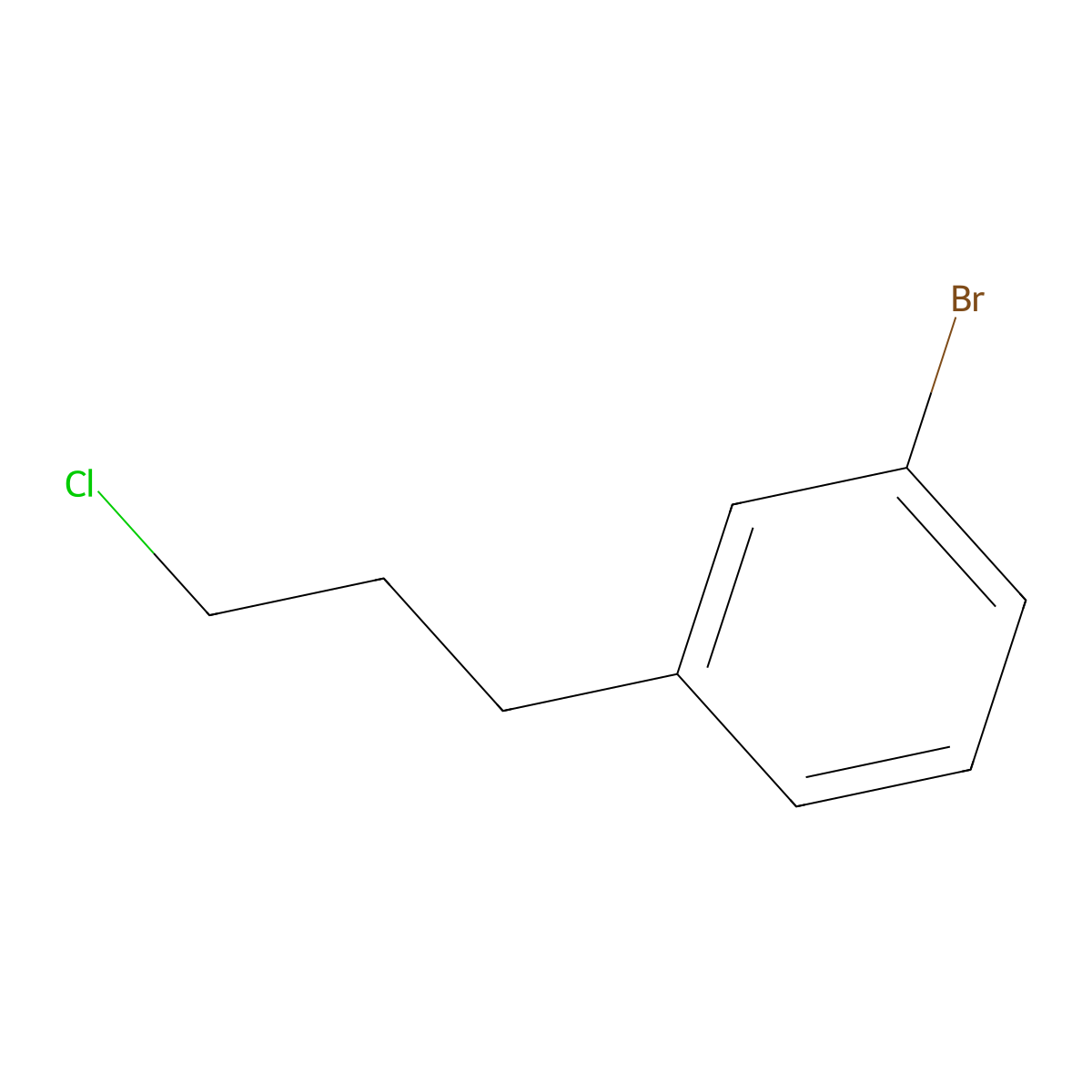 1-Bromo-3-(3-chloropropyl)benzene molecular structure, CAS 1057673-67-2