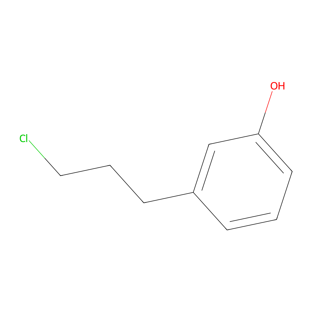 3-(3-Chloropropyl)phenol molecular structure, CAS 1057677-84-5